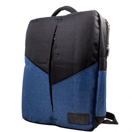 Mochila Ordenador Portátil 15-16 Pulg COOL Portland Negro-Azul - Imagen 1