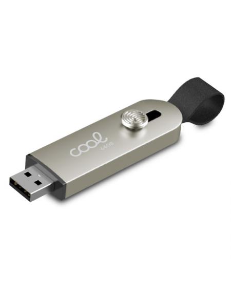 Pen Drive USB x64 GB 2.0 COOL Optimus Silver - Imagen 1