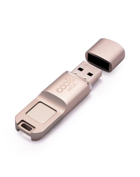 Pen Drive USB x64 GB COOL 3.0 Security (Huella Dactilar) - Imagen 1