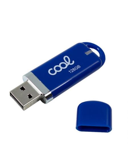 Pen Drive x USB 128 GB 2.0 COOL Cover Azul - Imagen 1