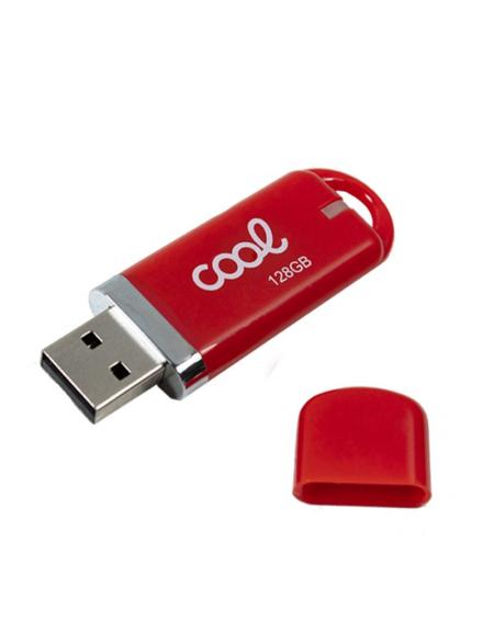 Pen Drive x USB 128 GB 2.0 COOL Cover Rojo - Imagen 1