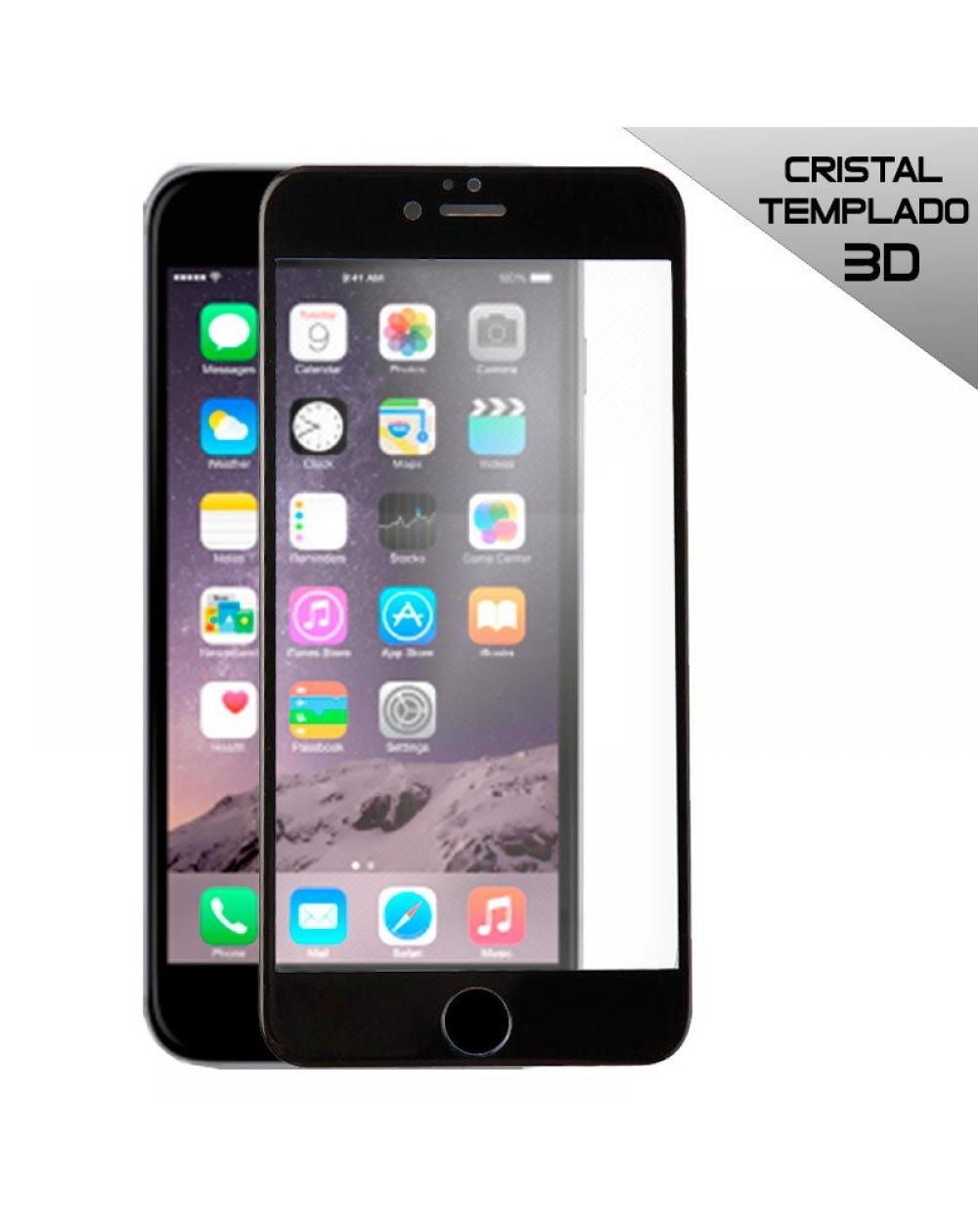 Protector Pantalla Cristal Templado COOL para iPhone 6 Plus / 6s Plus (FULL 3D Negro) - Imagen 1