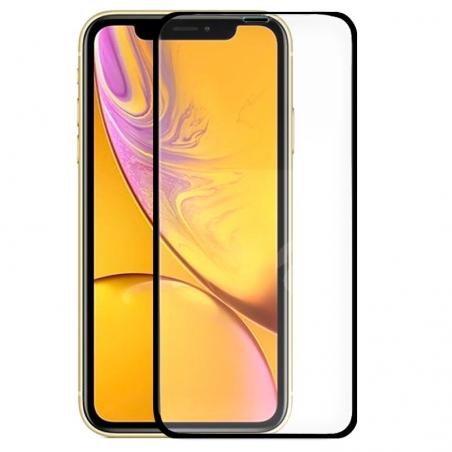 Protector Pantalla Cristal Templado COOL para iPhone XR / iPhone 11 (FULL 3D Negro) - Imagen 1