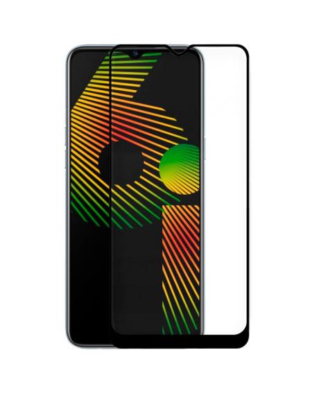 Protector Pantalla Cristal Templado COOL para Realme 6i (FULL 3D Negro) - Imagen 1