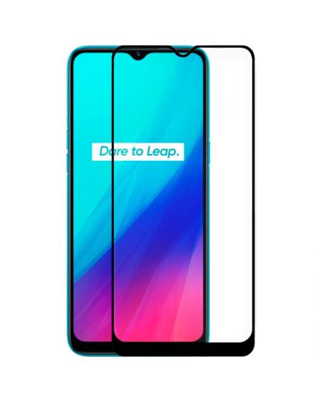 Protector Pantalla Cristal Templado COOL para Realme C3 (FULL 3D Negro) - Imagen 1