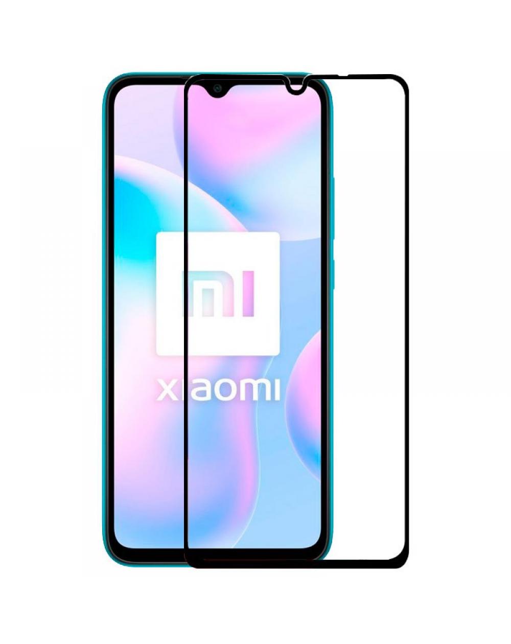 Protector Pantalla Cristal Templado COOL para Xiaomi Redmi 9A / 9AT (FULL 3D Negro) - Imagen 1