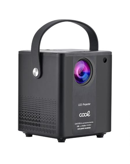 Proyector Compacto COOL Rainbow 3000 Lúmenes Altavoz Integrado + HDMI/SD/USB + Wifi Mirror (Negro) - Imagen 1