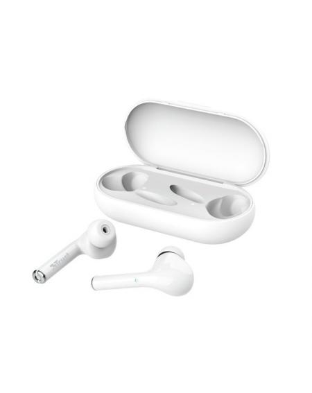 Auriculares Bluetooth Trust Nika Touch con estuche de carga/ Autonomía 6h/ Blancos - Imagen 2