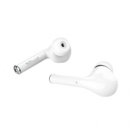 Auriculares Bluetooth Trust Nika Touch con estuche de carga/ Autonomía 6h/ Blancos - Imagen 4