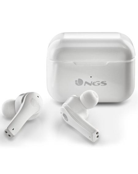 Auriculares Bluetooth NGS Ártica Bloom con estuche de carga/ Autonomía 6h/ Blancos - Imagen 4