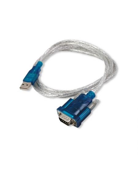 Cable USB 2.0 3GO C102/ USB Macho - RS232 Macho/ 50cm/ Negro - Imagen 1