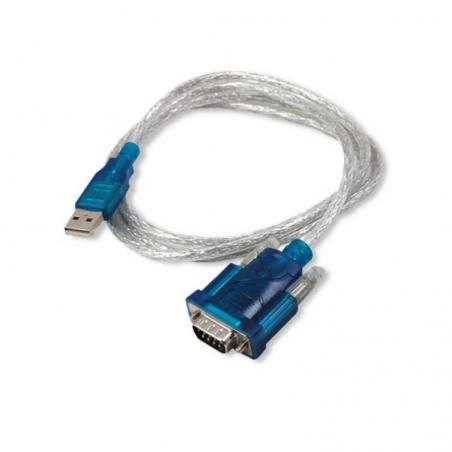 Cable USB 2.0 3GO C102/ USB Macho - RS232 Macho/ 50cm/ Negro - Imagen 1