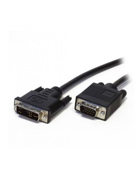 Cable DVI 3GO CDVIVGA/ DVI-I Macho - HD DSUB Macho/ 2m/ Negro - Imagen 1