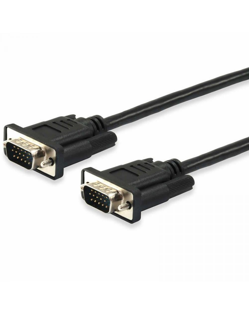 Cable VGA 3GO CVGAMM/ VGA Macho - VGA Macho/ 1.8m/ Negro - Imagen 1
