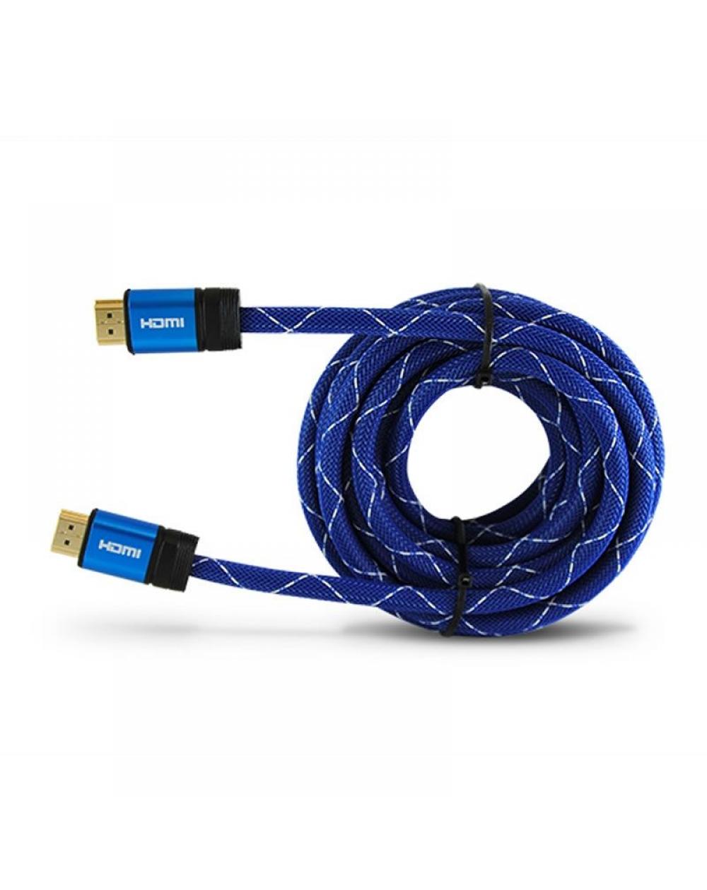 Cable HDMI 2.0 4K 3GO CHDMI52/ HDMI Macho - HDMI Macho/ 5m/ Azul - Imagen 1