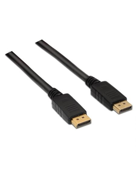 Cable Displayport 1.2 4K Aisens A124-0129/ Displayport Macho - Displayport Macho/ 2m/ Negro - Imagen 1