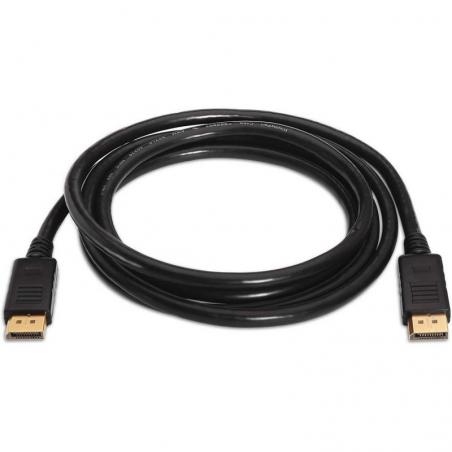 Cable Displayport 1.2 4K Aisens A124-0129/ Displayport Macho - Displayport Macho/ 2m/ Negro - Imagen 2