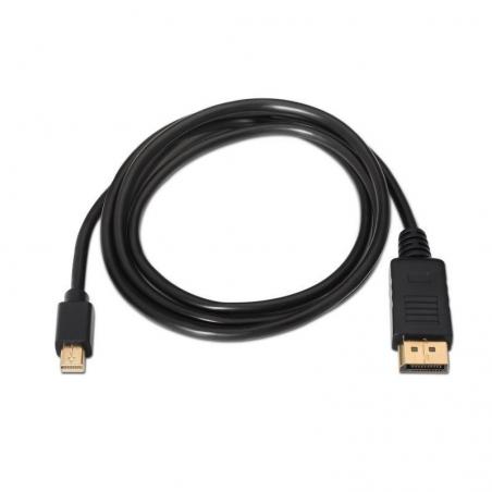 Cable Mini Displayport Aisens A124-0131/ Displayport Macho - Mini Displayport Macho/ 2m/ Negro - Imagen 2