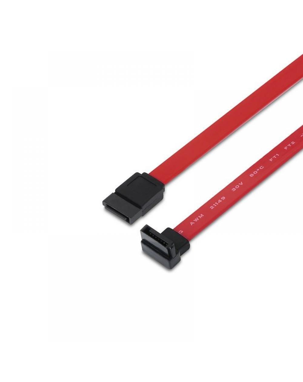 Cable SATA Aisens A130-0155/ SATA Hembra - SATA hembra/ 0.5m/ Rojo - Imagen 1