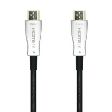 Cable HDMI 2.0 AOC 4K Aisens A148-0377/ HDMI Macho - HDMI Macho/ 15m/ Negro - Imagen 2