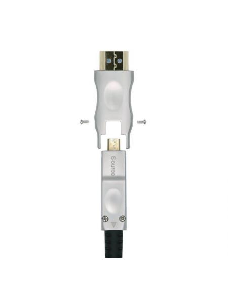 Cable HDMI 2.0 AOC 4K Desmontable Aisens A148-0510/ HDMI Macho / D Macho - HDMI Macho/ 15m/ Negro - Imagen 3