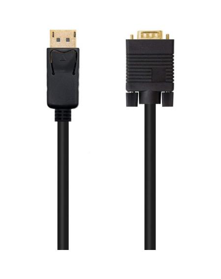 Cable Displayport Nanocable 10.15.4402/ Displayport Macho - VGA Macho/ 2m/ Negro - Imagen 2