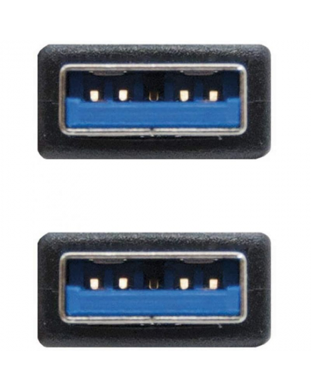 Cable USB 3.0 Nanocable 10.01.1002-BK/ USB Macho - USB Macho/ 2m/ Negro - Imagen 4