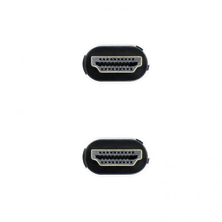 Cable HDMI 2.1 8K Nanocable 10.15.8002/ HDMI Macho - HDMI Macho/ 2m/ Negro - Imagen 3