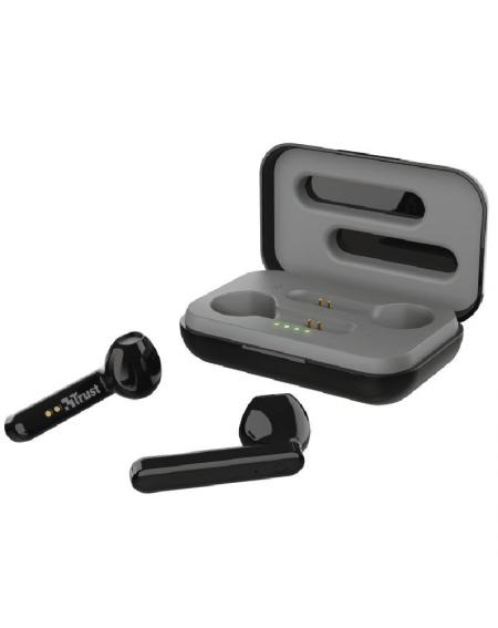 Auriculares Bluetooth Trust Primo Touch con estuche de carga/ Autonomía 4h/ Negros - Imagen 2