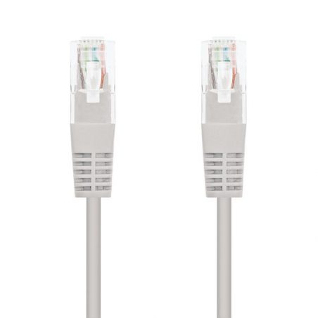 Cable de Red RJ45 UTP Nanocable 10.20.0103 Cat.5e/ 3m/ Gris - Imagen 1