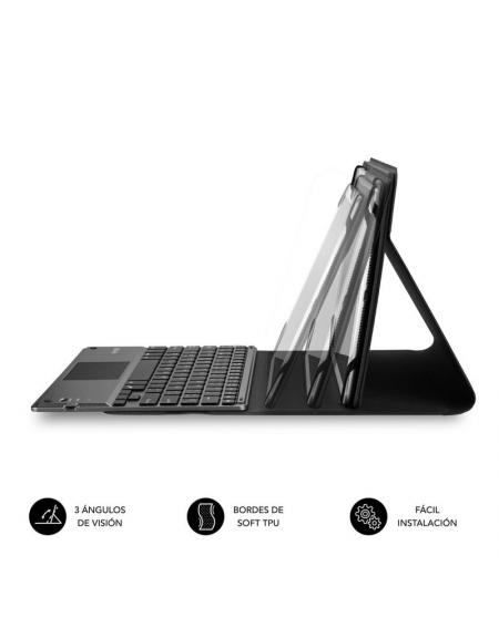 Funda con Teclado Subblim Keytab Pro Bluetooth Touchpad para Tablets de 10.1'-10.8'/ Negra - Imagen 4