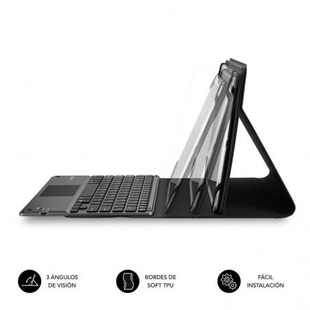 Funda con Teclado Subblim Keytab Pro Bluetooth Touchpad para Tablets de 10.1'-10.8'/ Negra - Imagen 4