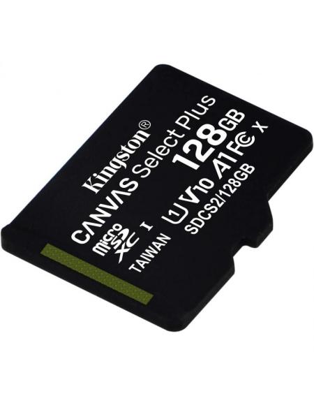 Tarjeta de Memoria Kingston CANVAS Select Plus 128GB microSD XC/ Clase 10/ 100MBs - Imagen 2