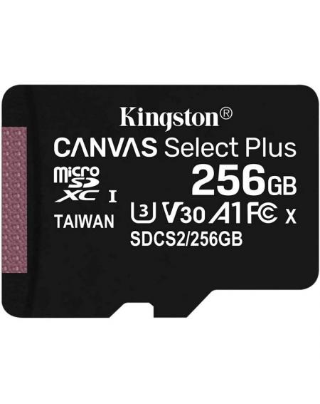 Tarjeta de Memoria Kingston CANVAS Select Plus 256GB microSD XC/ Clase 10/ 100MBs - Imagen 2