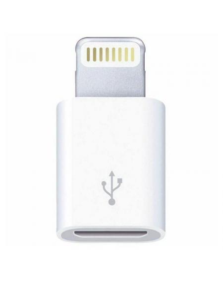 Adaptador Micro USB Lightning 3GO A200/ Micro USB Hembra - Lightning Macho/ Blanco - Imagen 1