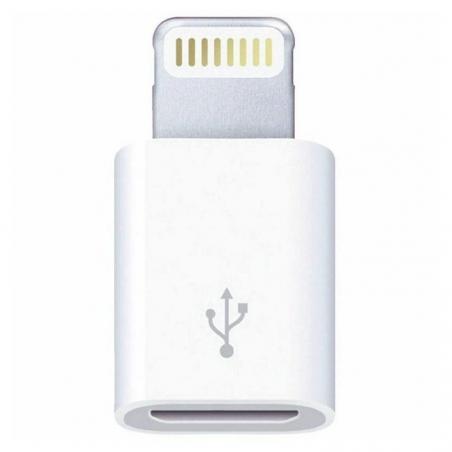 Adaptador Micro USB Lightning 3GO A200/ Micro USB Hembra - Lightning Macho/ Blanco - Imagen 1