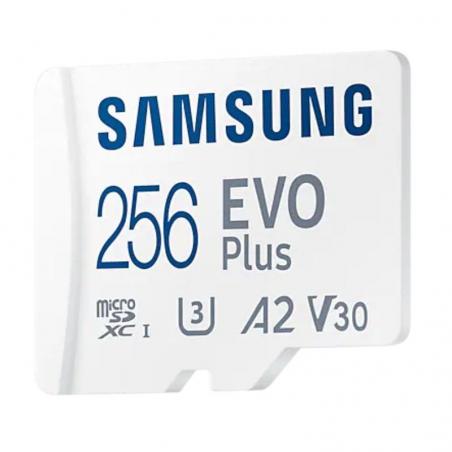 Tarjeta de Memoria Samsung EVO Plus 2021 256GB microSD XC con Adaptador/ Clase 10/ 130MBs - Imagen 3