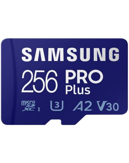 Tarjeta de Memoria Samsung PRO Plus 2021 256GB microSD XC/ Clase 10/ 160MBs - Imagen 1