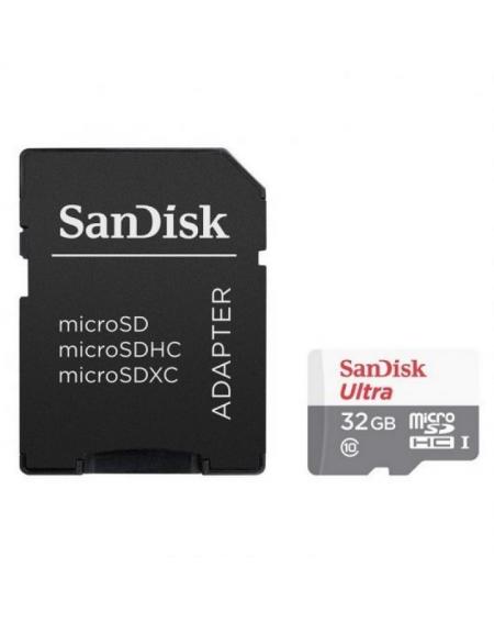 Tarjeta de Memoria SanDisk Ultra 32GB microSD HC con Adaptador/ Clase 10/ 100MB/s - Imagen 2