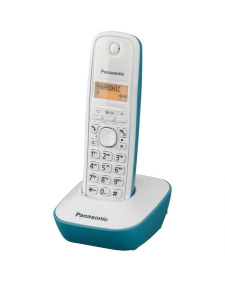 Teléfono Inalámbrico Panasonic KX-TG1611/ Blanco/ Azul - Imagen 1