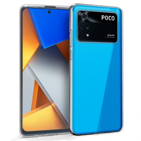 Funda COOL Silicona para Xiaomi Poco M4 Pro (Transparente) - Imagen 1