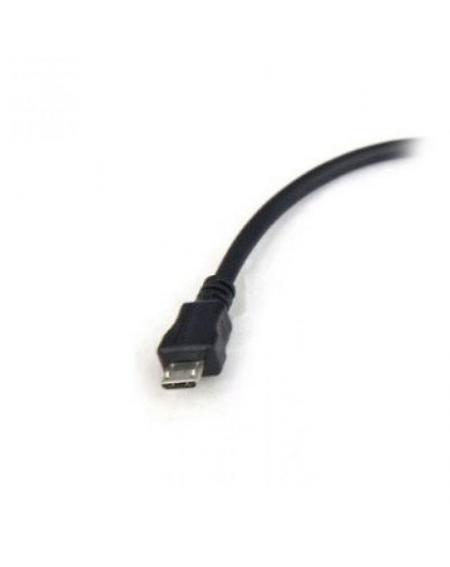 Cable USB 2.0 3GO C122/ MicroUSB Macho - USB Hembra/ 15cm/ Negro - Imagen 3