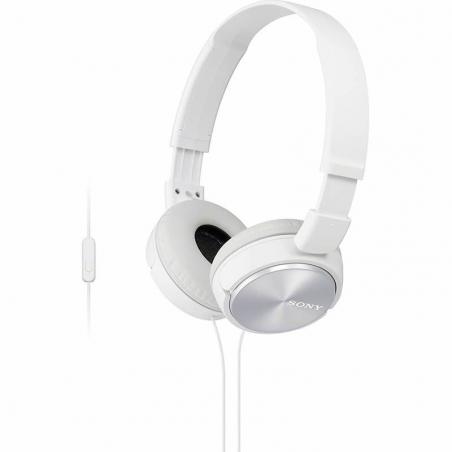 Auriculares Sony MDRZX310APW/ con Micrófono/ Jack 3.5/ Blancos - Imagen 1