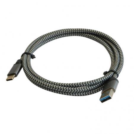 Cable USB 3.0 3GO C134/ USB Tipo-C Macho - USB Macho/ 1.2m - Imagen 1