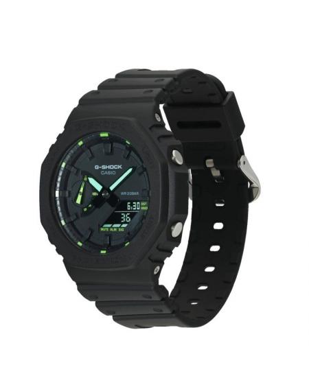 Reloj Analógico Digital Casio G-Shock Trend GA-2100-1A3ER/ 49mm/ Negro y Verde - Imagen 2