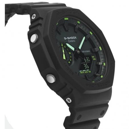 Reloj Analógico Digital Casio G-Shock Trend GA-2100-1A3ER/ 49mm/ Negro y Verde - Imagen 5