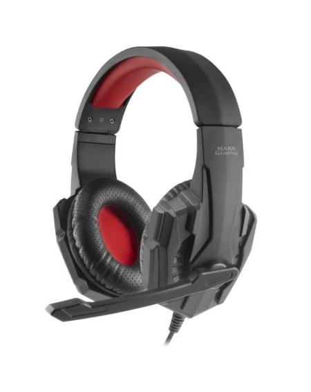 Auriculares Gaming con Micrófono Mars Gaming MH020/ Jack 3.5/ Rojos - Imagen 1