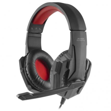 Auriculares Gaming con Micrófono Mars Gaming MH020/ Jack 3.5/ Rojos - Imagen 1