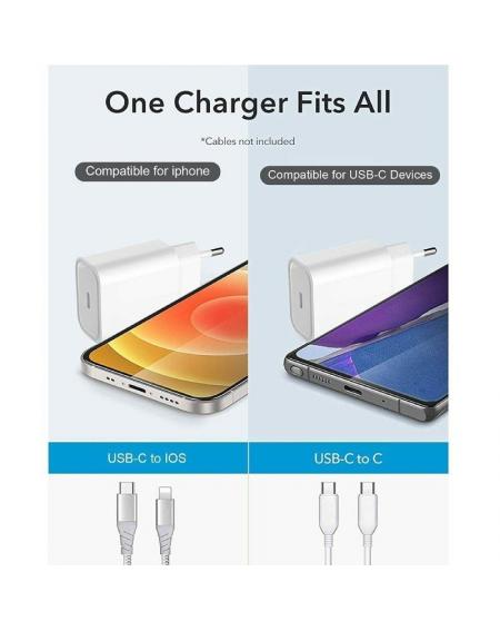 Cargador de Pared Xiaomi Mi 20W Charger (Type-C)/ 1xUSB Tipo-C/ 20W - Imagen 5