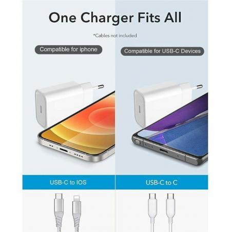 Cargador de Pared Xiaomi Mi 20W Charger (Type-C)/ 1xUSB Tipo-C/ 20W - Imagen 5